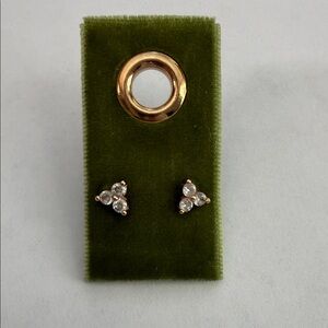 Electric Picks Gold Baroness Stud Earrings